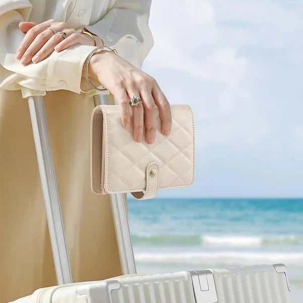 Luxury Portable Leather Jewelry Storage Book | Elegant, Secure & Take It Everywhere