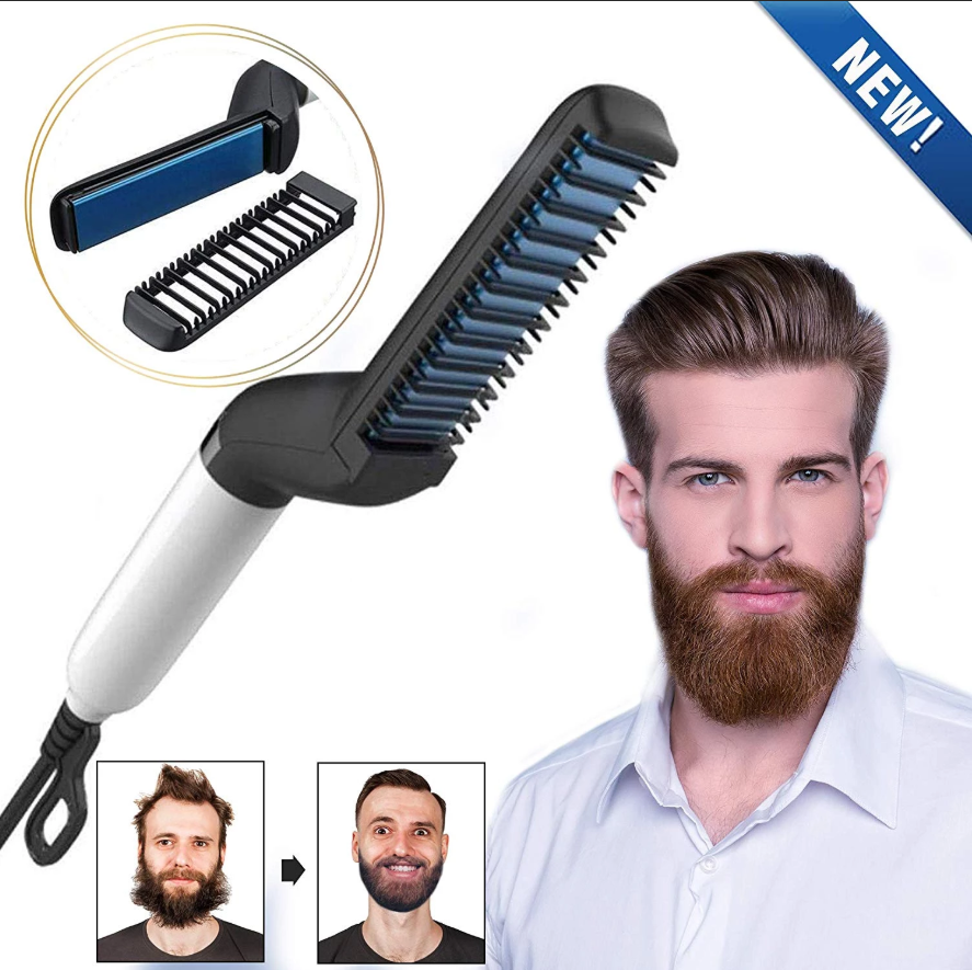 AlphaGroom Pro - Beard & Hair Straightener!