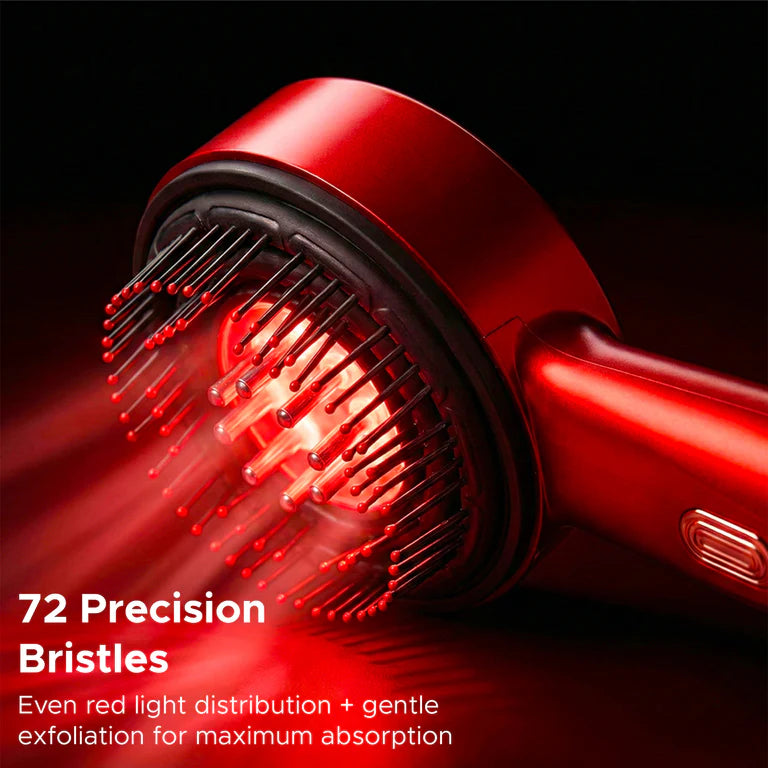 Worthy 3-1 Red Light Therapy Scalp Massager |Hair Growth Brush | Upgraded