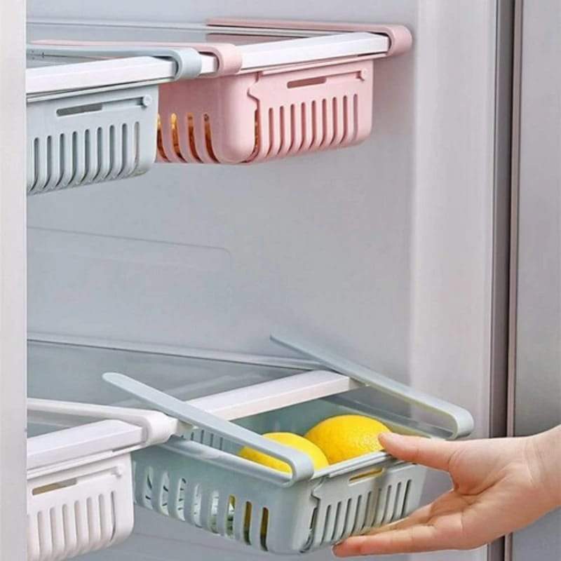 Adjustable Fridge Storage Rack - PACK OF 4 * RANDOM MULTI COLOR