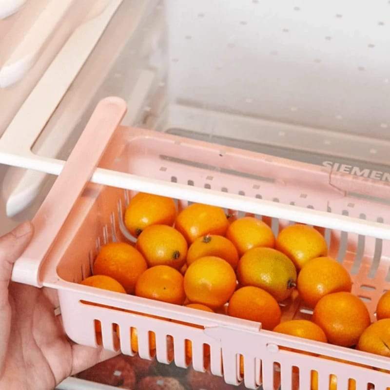 Adjustable Fridge Storage Rack - PACK OF 4 * RANDOM MULTI COLOR