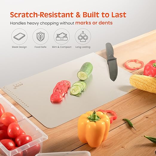Premium Stainless Steel Kitchen Chopping Board