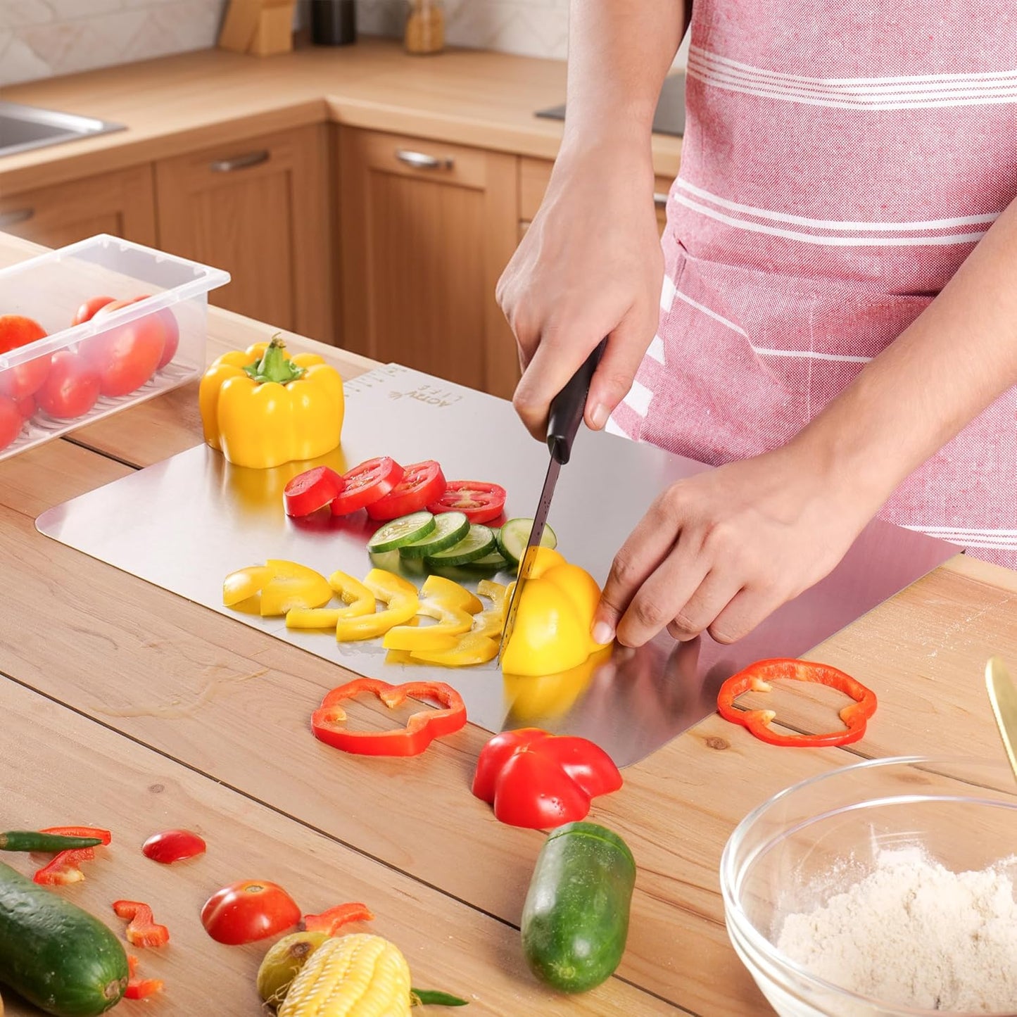 Premium Stainless Steel Kitchen Chopping Board